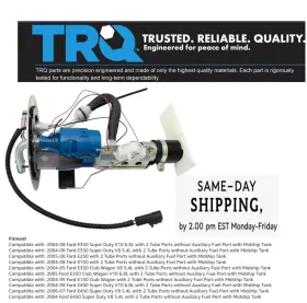 Fpa65585 Trq Hd Fuel Pump For 04-08 Ford E150 E250 E350 E450 Super Duty With 2 Tube Ports
