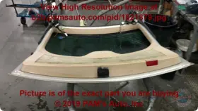 40712 United Recyclers Group Used Deck Lid Fits 2004 Volkswagen Touareg Without Spoiler Grade C