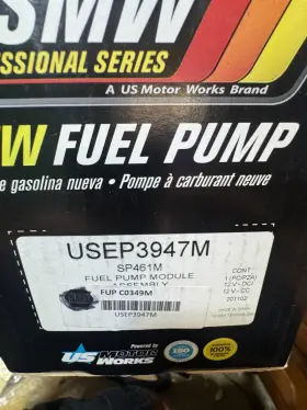 Usep3947m Usmw Fuel Pump For 1997-2000 Chevy/gmc Truck 4.3/5.0/5.7/7.4l Loc Sh