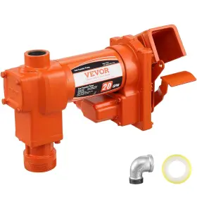 Vevor 840349918488 Used 12v Dc 20 Gpm 1/4 Hp Fuel Pump For Biodiesel Gasoline Diesel Kerosene