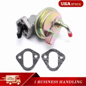 11461949 Virego Mechanical Fuel Pump For Chevy Sbc 350 327 383 400 Small Block M6624 3/8 Inch Npt Us
