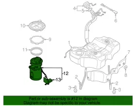 3aa-919-050-l Volkswagen Genuine Fuel Pump Assembly #2