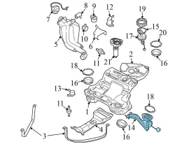 3b7201317b Volkswagen 2002-2004 Vw Passat 4.0l - Fuel Gauge Level Sender / Sensor #3