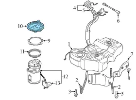 561971839 Volkswagen 2012-2020 Vw Passat - In-tank Fuel Pump Cover #3