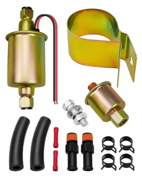 Uefp6v918 Wumzij Universal 6v Electric Fuel Pump With Installation Kit Fit For Carbureted Models