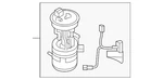 Genuine Nissan Fuel Pump 17040-4BB0A. Fixed Price $480.32.