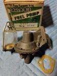 Rebuilt Ac Fuel Pump With Glass Bowl 9786 Fits 1951-53 Ford Cylinder. Fixed Price $40.00.