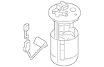 Genuine Mitsubishi Fuel Pump Assembly 1760A621. Fixed Price $815.00.