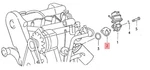 Genuine Vw Audi Seat Caddy Citi Golf Intermediate Flange 035127301C. Fixed Price $15.17.