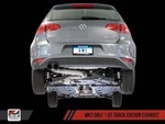Awe 3020 23022 Track Cat Back Exhaust For 15-17 Vw Golf 1.8T Fwd. Fixed Price $1045.00.