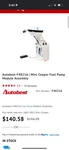 Fuel Pump Module Assembly For 2007-2015 Mini Cooper 1.6L Turbo With Sender. Fixed Price $97.00.