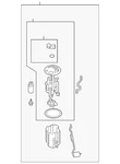 Genuine Mitsubishi Fuel Pump Assembly 1760A502. Fixed Price $880.61.