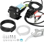12V Oil Fuel Transfer Pump Kit W/hoses & Nozzle For Gasoline Diesel Kerosene. Fixed Price $106.69.