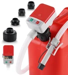 Skyjdm Fuel Transfer Pump With Auto-stop Sensor And 4 Tank Adapter, Red. Fixed Price $61.55.