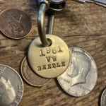 1961 Vw Bug Beetle Volkswagen Key Fob. Fixed Price $13.95.