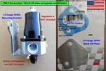 Bracket / Block Off Plate 304SS For Aeromotive Fuel Pressure Regulator 13129 105. Fixed Price $36.95.