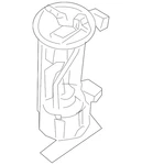 Genuine Nissan Fuel Pump Assembly 17040-ZQ60E. Fixed Price $499.86.
