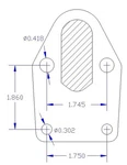 Canton 85-000 Phenolic Insulator For Small Block Chevy Fuel Pumps. Fixed Price $33.46.