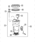 Genuine Mopar Fuel Pump/level Unit Module Package 5179873AB. Fixed Price $528.75.