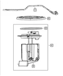 Genuine Mopar Fuel Pump/level Unit Module Kit 68003339AG. Fixed Price $396.87.