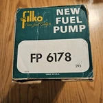 FP6178 Filko Mechanical Fuel Pump New Old Stock Ford. Fixed Price $40.00.