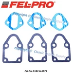 3 Each Fel-pro 5182 & 6579 Fuel Pump Mounting And Plate Gaskets Fits Sb Chevy. Fixed Price $19.41.