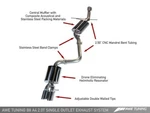 Awe Tuning Audi B8 A4 Touring Edition Exhaust - Single Side Polished Silver Tips. Fixed Price $1225.00.