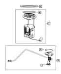 Genuine Mopar Fuel Pump/level Unit Module Kit 68579315AB. Fixed Price $80.89.
