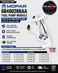 Genuine Mopar 68490266AA Fuel Pump 20-24 Ram 2500 3500 48 Gallon Tank. Fixed Price $349.95.