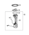 Genuine Mopar Level Unit Module Kit 68569543AB. Fixed Price $309.40.