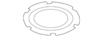 Genuine Mitsubishi Lock Ring 1760A709. Fixed Price $45.49.