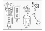 Genuine Subaru Fuel Pump And Sender Assembly 42021FL040. Fixed Price $466.23.