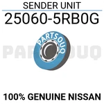 250605RB0G Genuine Nissan Sender Unit 25060-5RB0G. Fixed Price $82.53.