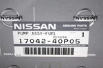 Oem Nissan 1704240P05 Pump Assembly, Fuel 17042-40P05. Fixed Price $799.00.