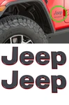 18-20 Jeep Wrangler Jl Gray W/red Outline Fender Nameplate Badge Emblem Mopar. Fixed Price $86.89.