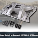 Intake Manifold Performer Rpm Air Gap Square Bore Oldsmobile 400 455 (7551). Fixed Price $309.99.