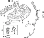 Genuine Nissan Fuel Pump And Sender Assembly 17040-6SA0D. Fixed Price $106.97.