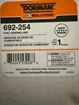Dorman 692-254 Fuel Tank Sending Unit Compatible With Select Chevrolet/gmc Model. Fixed Price $56.99.