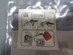 Genuine Ford Fuel Information Label AU5Z-9A095-D. Fixed Price $10.55.