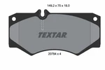 Textar 2078401 Front Brake Pad Set Fits Mercedes Puch Vw G-class G-modell 2-T Lt. Fixed Price $33.55.