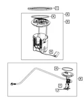 Genuine Mopar Fuel Pump/level Unit Module Kit 68310001AC. Fixed Price $491.05.