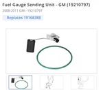 New Oem Fuel Gauge Sending Unit Gm (19210797)2008-2011 Impala Lacrosse. Fixed Price $95.00.