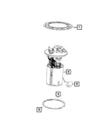 Genuine Mopar Fuel Pump/level Unit Module 68268800AA. Fixed Price $652.86.