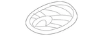 Genuine Volkswagen Trunk Floor Access Cover 5QA-803-961-A. Fixed Price $23.77.