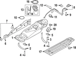 Genuine Ford Fuel Pump And Sender Assembly PL3Z9H307F. Fixed Price $1807.49.