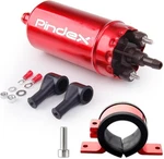 Pindex Universal External Line Fuel PUMP,116 Psi High Pressure 12V Red. Fixed Price $51.90.
