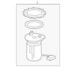 Genuine Honda Fuel Pump 17045-TVC-A04. Fixed Price $489.36.