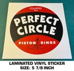 Perfect Circle Piston Rings Vinyl Decal Sticker - Vintage Nascar Road Racing. Fixed Price $10.21.