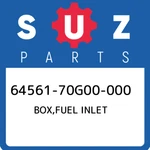 64561-70G00-000 Suzuki Box,fuel Inlet 6456170G00000, New Genuine Oem Part. Fixed Price $41.22.