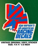 Dan Gurney All-american Racing Vintage Original Vinyl Decal Sticker Scca. Fixed Price $7.97.